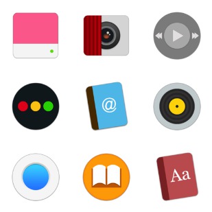 Flatteur Theme - Mac OS X Pack icon sets preview