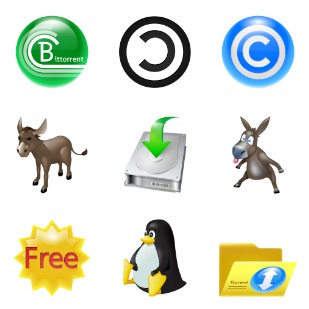 Torrent icon sets preview