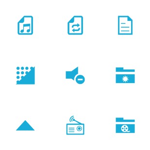 Vector - application icon sets preview