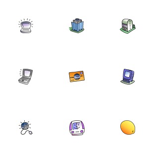 eWorld 2000 icon sets preview