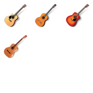 Acoustic Guitars icon sets preview