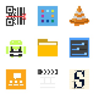 Simply 8-bits #10 icon sets preview