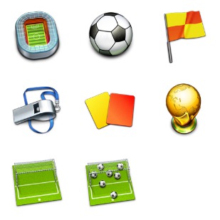 Soccer icon sets preview