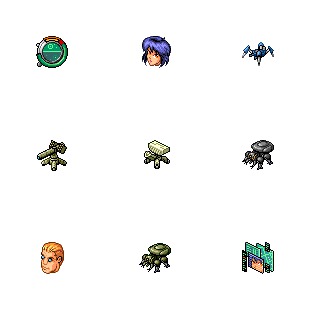 Ghost in The Shell icon sets preview