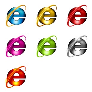 Internet Explorer 7 Pack icon sets preview