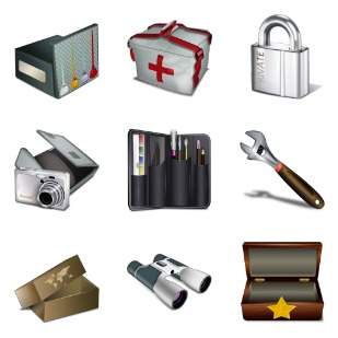 Bagg And Boxes icon sets preview