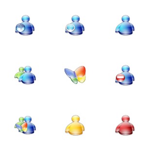 Msn Buddy icon sets preview