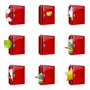 Shiny Lockers icon sets preview