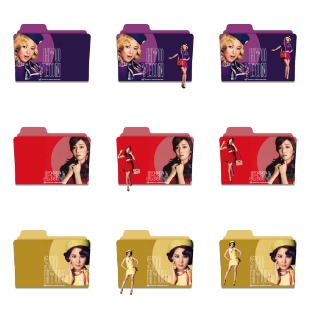 Girls Generation Folder icon sets preview