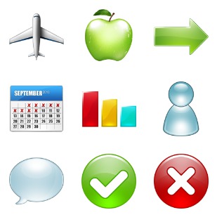 Web 2 icon sets preview