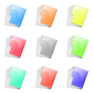 Folder Dock icon sets preview