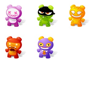 Art Toys 2 icon sets preview