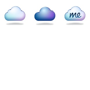 Clouds icon sets preview