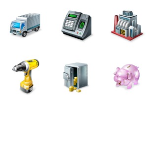 Accounting icon sets preview