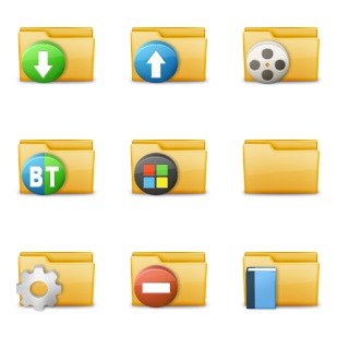 Folder icon sets preview