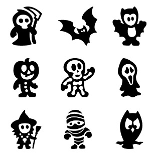 Boo Buddies icon sets preview