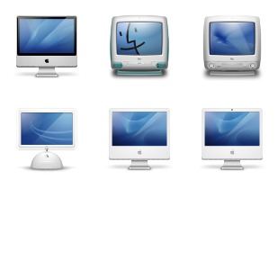 iMac Generations icon sets preview