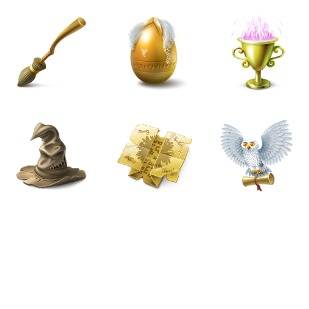 Harry Potter icon sets preview