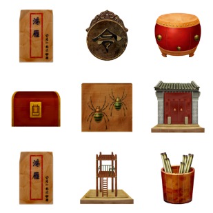 Tang Dynasty icon sets preview