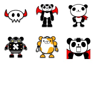 Panda-Z icon sets preview