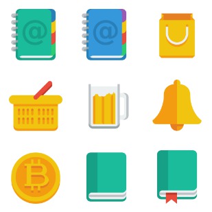 Small & Flat icon sets preview