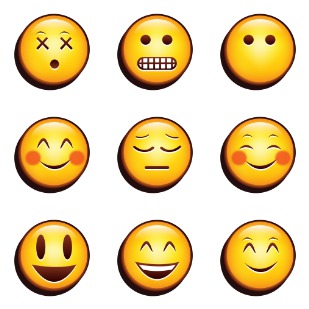 Emoji icon sets preview