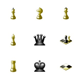 Chess icon sets preview