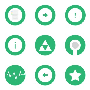Greenline icon sets preview