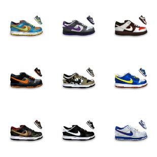 Nike Dunk icon sets preview