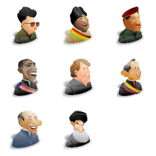 Political Characters I icon sets preview