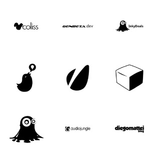 Websites Logos icon sets preview