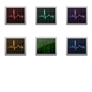 Activity Monitor icon sets preview