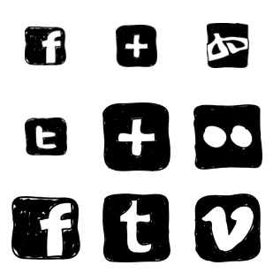 Social Media Pack 10 icon sets preview