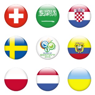 WORLD CUP FLAGS icon sets preview