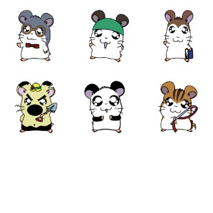 Hamtaro2 icon sets preview