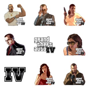 GTA IV icon sets preview