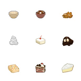 Desserts Pack icon sets preview