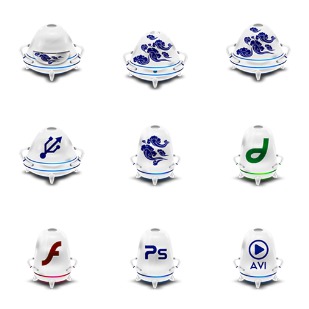 Porcelain icon sets preview