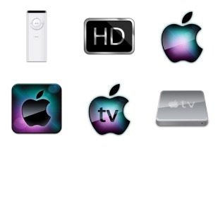 Apple TV icon sets preview