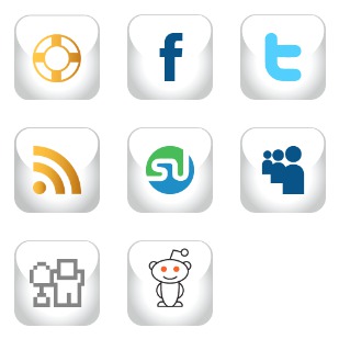 Social Media icon sets preview