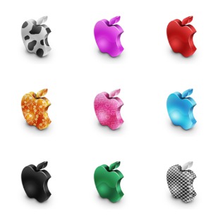 Mac 3D icon sets preview