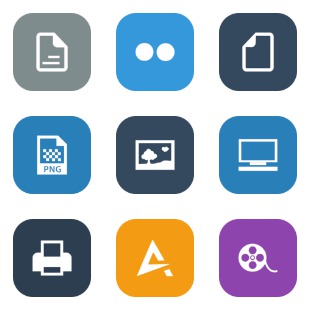 Shirae Color Ios Style icon sets preview