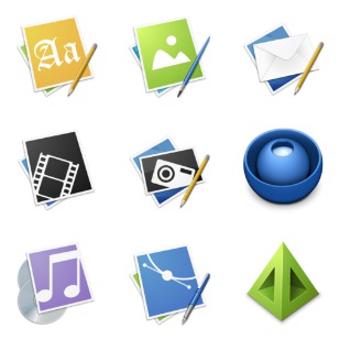 Agua Apps Vol. 1 icon sets preview