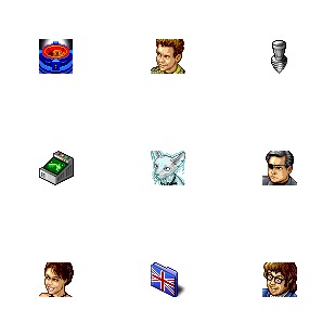 Austin Powers icon sets preview