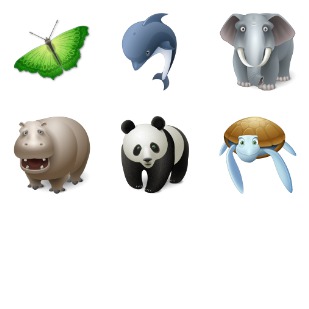 Animals icon sets preview