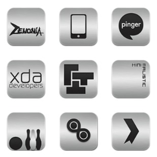 Metallic HD - Pack icon sets preview