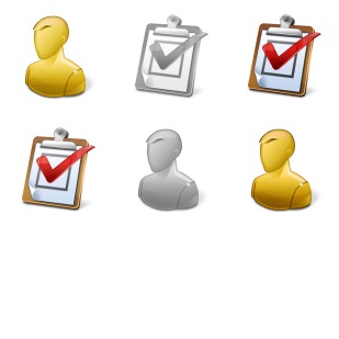 User Task Report icon sets preview