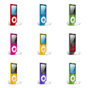 iPod Nano Chromatic icon sets preview