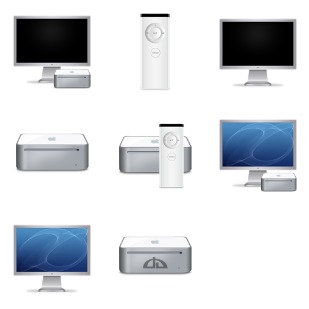 Apple Hardware icon sets preview