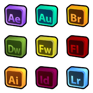 3D Cartoon Addons icon sets preview